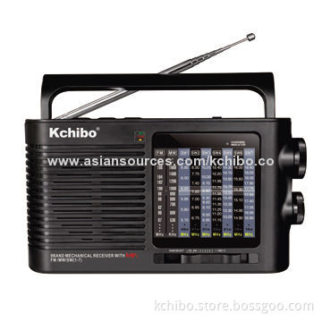 FM/MW/SW Radio with MP3 Player, 220V AC Power, 200mW Maximum Output Power